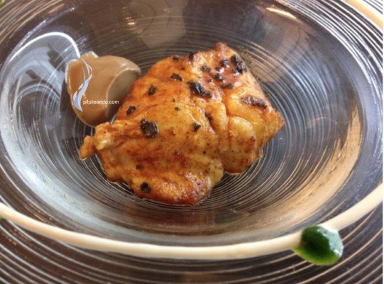 ALL I OLI NEGRO DE AJO NEGRO MERLUZA CON AJO NEGRO