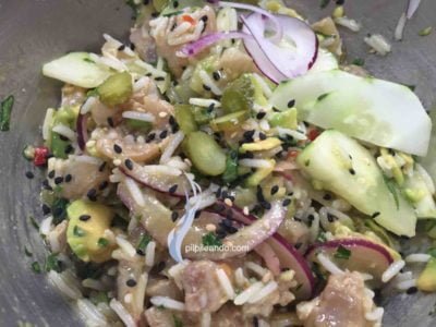 POKE DE CEVICHE DE CORVINA