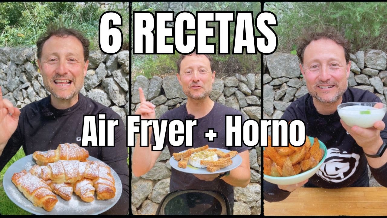 👉 6 recetas RÁPIDAS que puedes hacer en AIR FRYER o en HORNO (sin complicarte)
ENLACE DIRECTO A VIDEO RECETAS EN EL LINK DE MI BIOGRAFÍA (LinkTree)“Chips de Alcachofas, Patatas Gajo, Alitas Especiadas, Fondue de Queso, Verdurita Asada, Croisants rellenos de Chocolate”👉 Son recetas rápidas, fáciles y con opción de HORNO para los que no tenéis freidora de aire.
En cada receta te indico tiempos en air fryer y en horno, sin líos y al grano.#guillerodriguez #AirFryer #RecetasFáciles #FreidoraDeAire #RecetasRápidas Horno CocinaFácil VideoReceta foodies
CocinarPocoyDisfrutarMucho