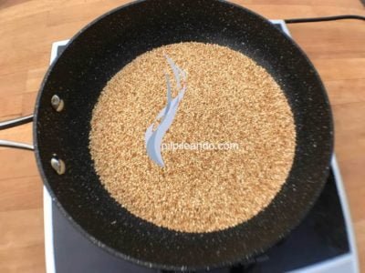 COMO HACER SESAMO TOSTADO