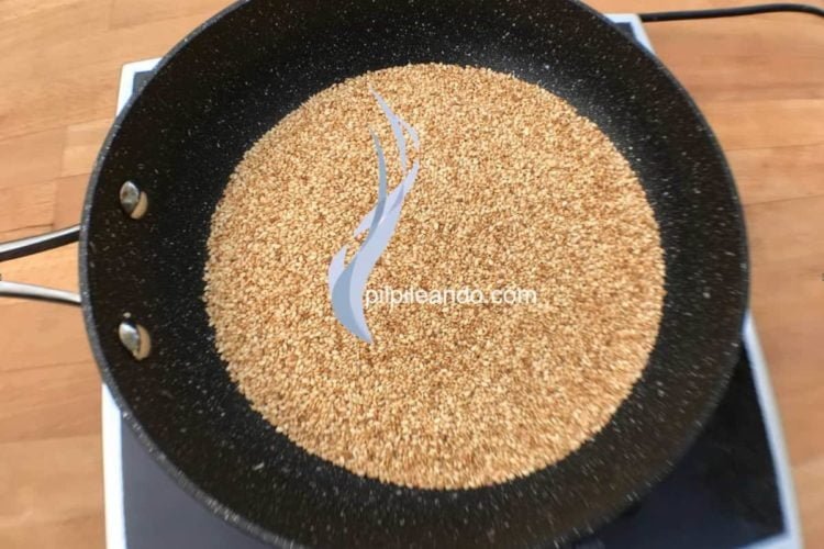COMO HACER SESAMO TOSTADO