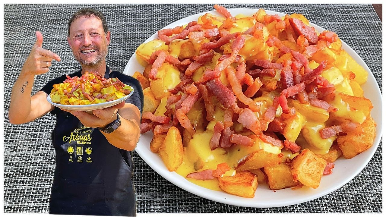 PATATAS BACON & QUESO 🥔+🥓+🧀 🟰 🤤
Receta de Aperitivo Delicioso y muy Fácil con pocos Ingredientes 👍🏻
➡️ VIDEO RECETA EN EL LINK DE MI BIOGRAFIA (LinkTree)INGREDIENTES PATATAS BACON QUESO
(Aperitivo 4 - 6 personas)
4 Patatas hermosas
200 gr. Bacon troceado
120 gr. Queso (uso Parmesano)
2 Yemas de huevo
1 Diente de Ajo
Aceite de oliva suave
Sal y Pimienta#guillerodriguez #Aperitivo #Patatas #Recetas #cocina #aperitivotime #papas #bacon #Recetasfaciles #glutenfree #food #foodies #foodlovers potatoesrecipe #VideoReceta