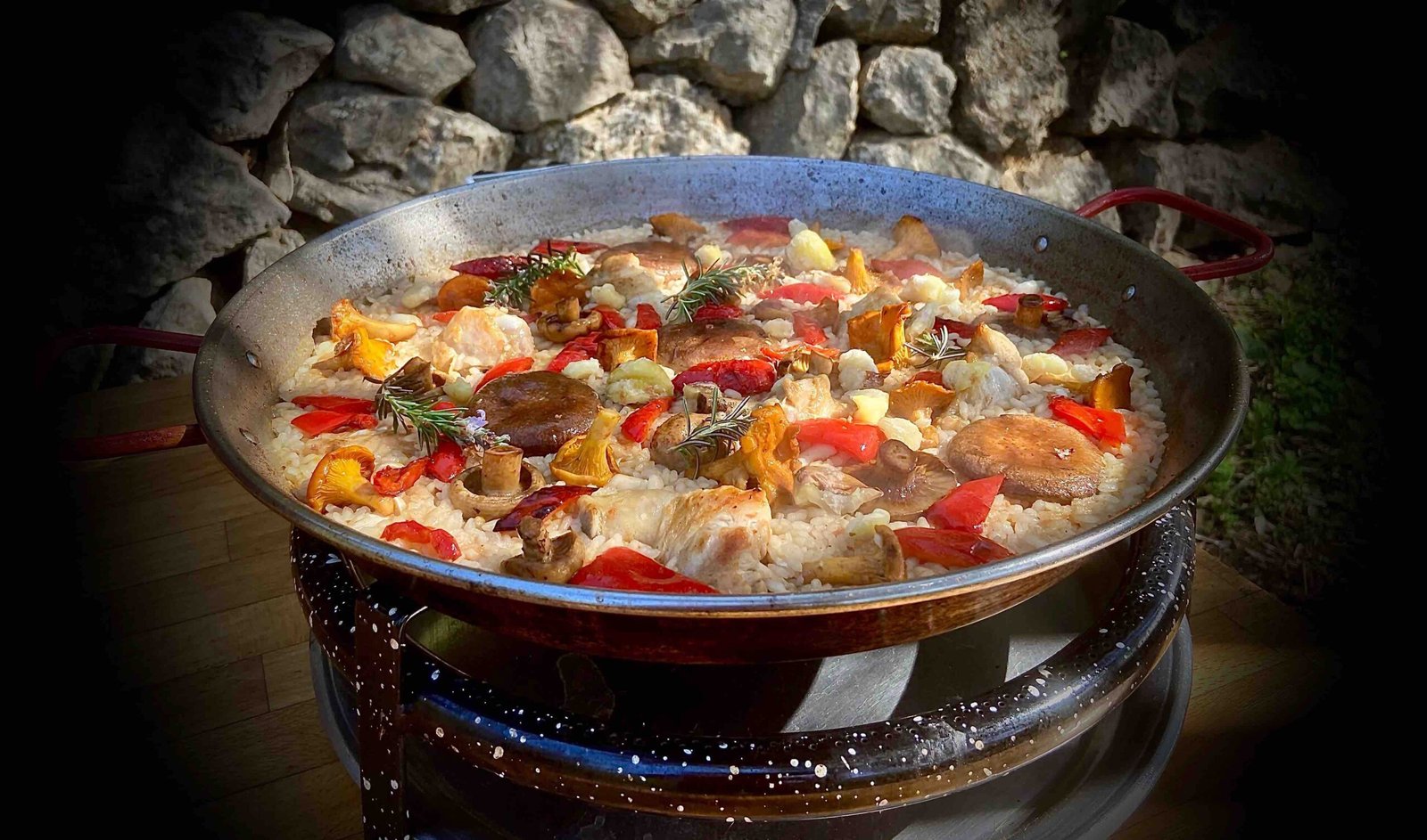 PAELLA DE SETAS DE OTOÑO Guille Rodríguez