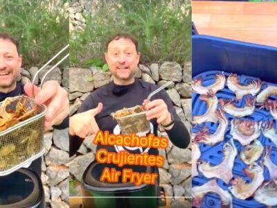 ALCACHOFAS CRUJIENTES (10 minutos) AIR FRYER