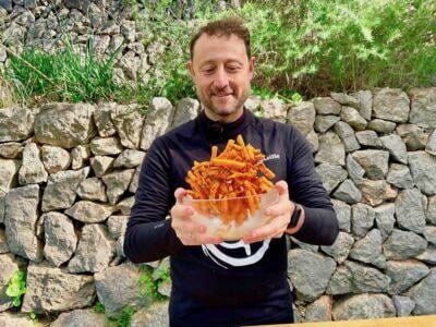 APERITIVO SALUDABLE Boniato Frito AIR FRYER