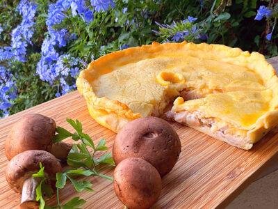 PASTEL DE POLLO con Masa Casera (SIN GLUTEN)