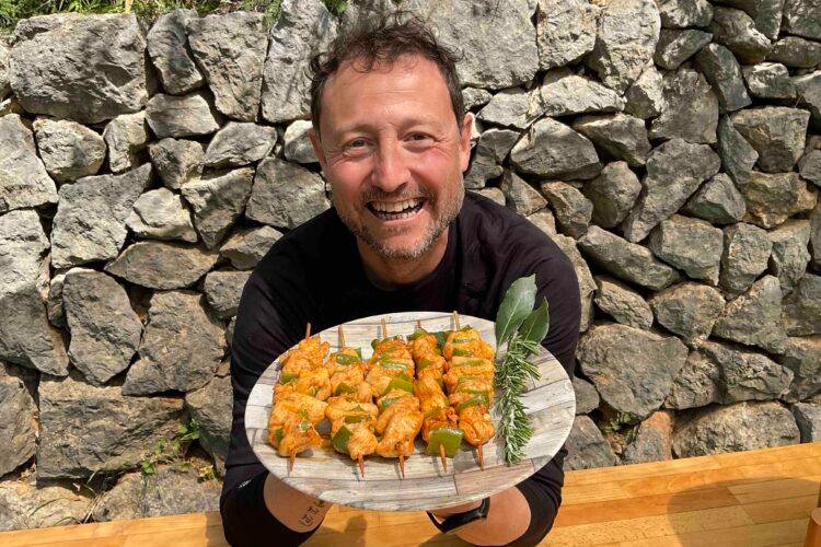 BROCHETAS DE POLLO Air Fryer en 10 Minutos