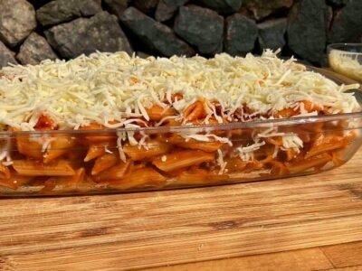 MACARRONES BOLOÑESA "AL GRATIN"